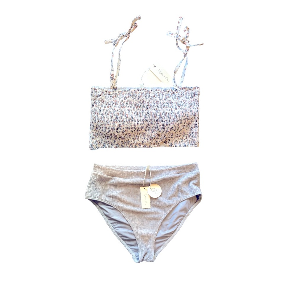 Rylee + Cru Smocked Bikini Set